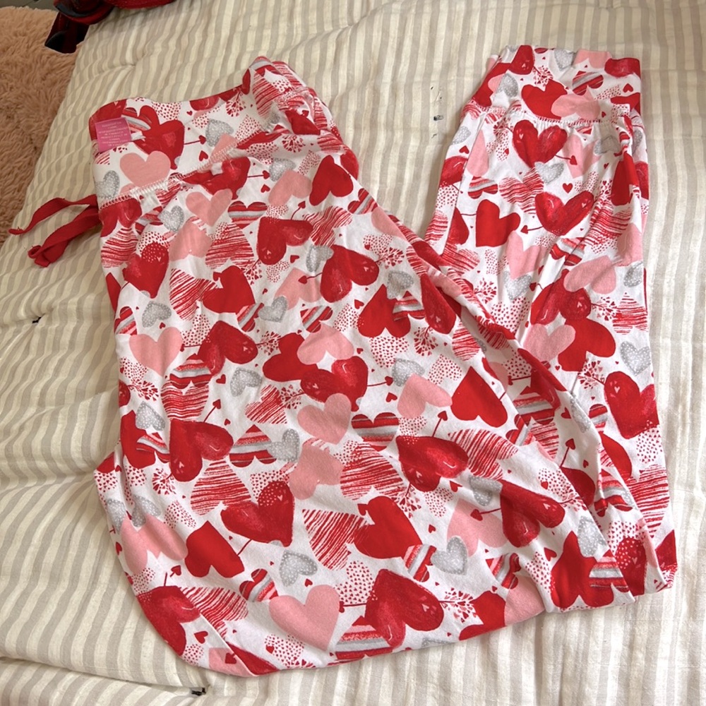 Heart pajama pants